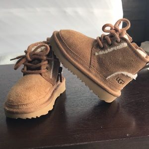 Gently used unisex toddler size 6 UGG boots we out grew them